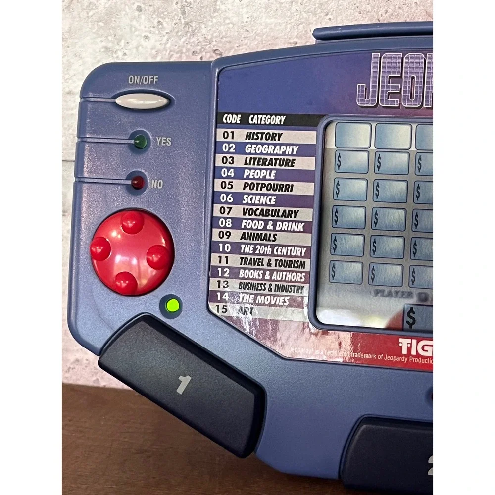 Tiger Handheld Jeopardy‎ Electronic Trivia Game